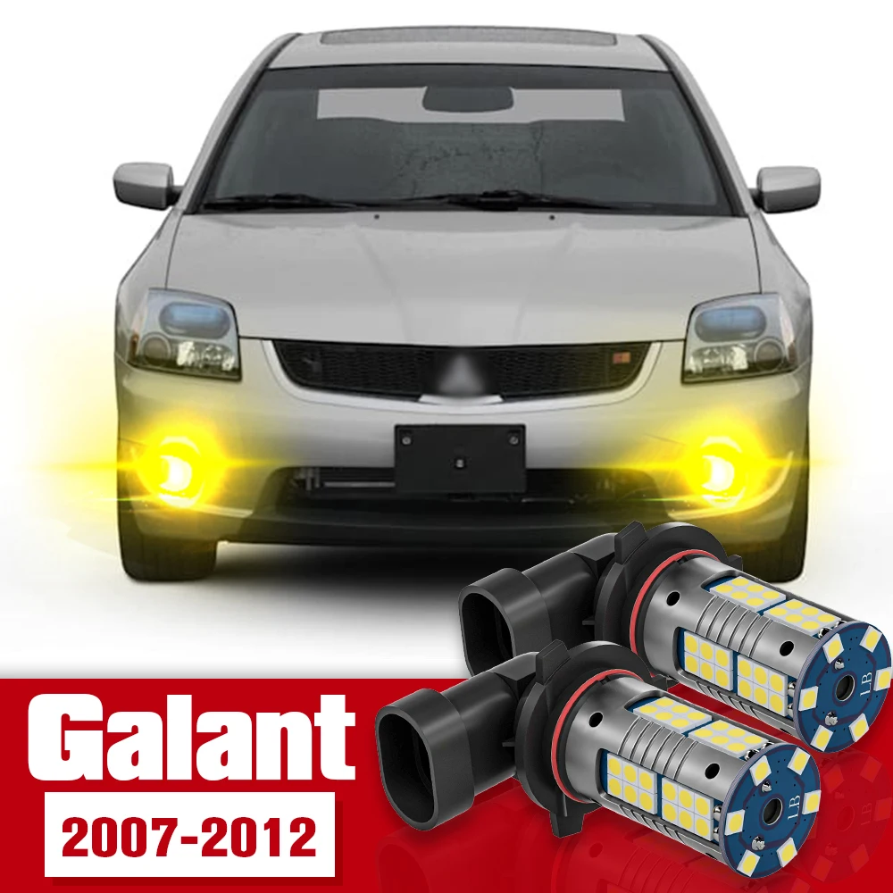 

2pcs Front Fog Light Accessories LED Bulb Lamp For Mitsubishi Galant 2007-2012 2008 2009 2010 2011