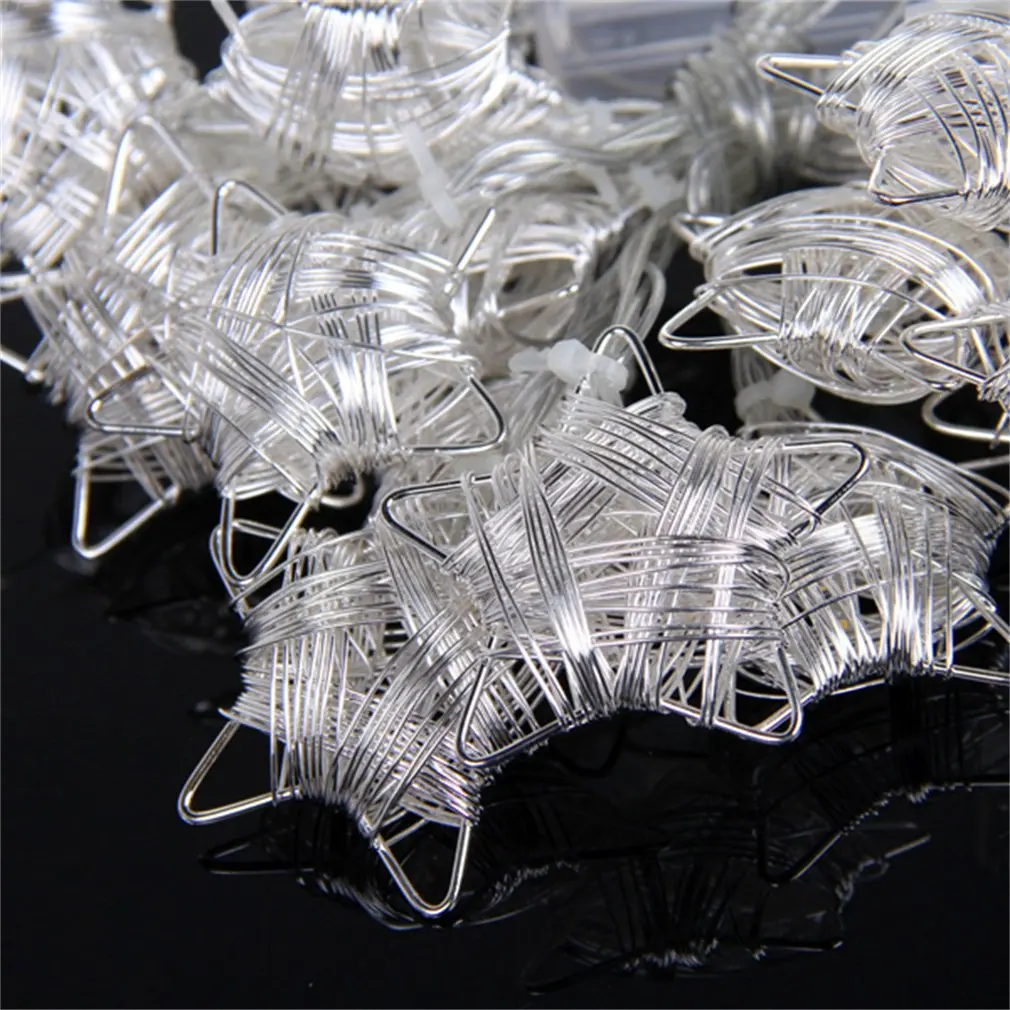 

Гирлянда из серебряной проволоки, 20 светодиодов, 2 м