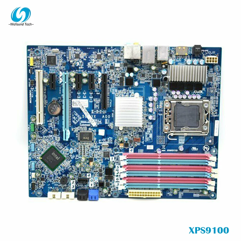 

100% рабочая настольная материнская плата для XPS9100 5DN3X X58 X5650 W3670 системная плата полностью протестирована
