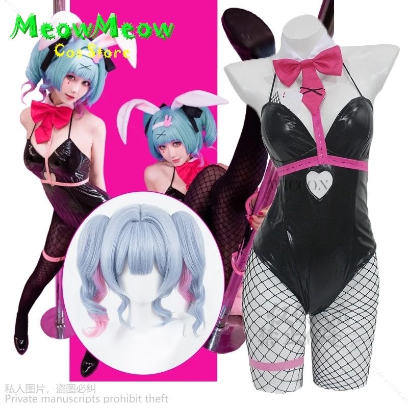 Парик для косплея зайца секай из аниме Проект игры цветной сценический головной