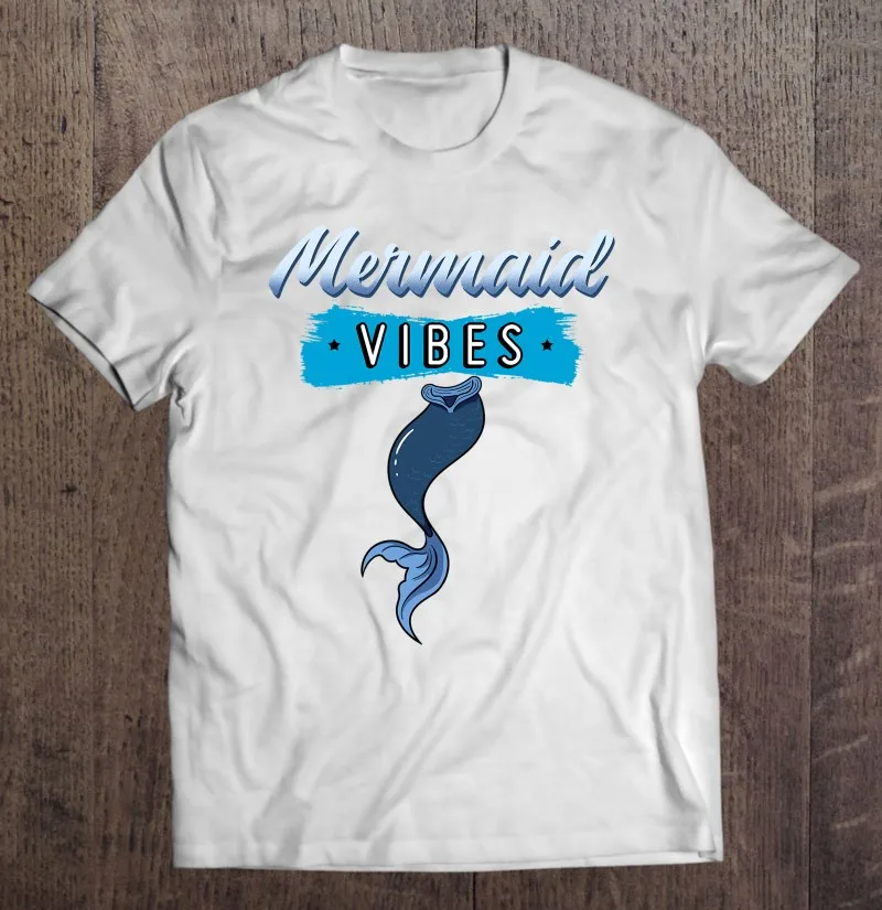 

Русалка вибес подводный миф морской Мерман костюм Подарок Идея футболка для мужчин манга одежда футболка для мужчин футболка аниме одежда