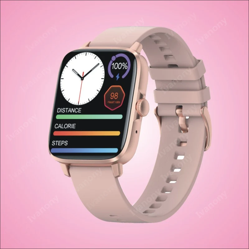 

Smart Watch Waterproof IP68 SOS NFC Wireless Charger Answer Call Voice Asssistant Bedside Lamp Mode 500 Watchface DIY Smartwatch
