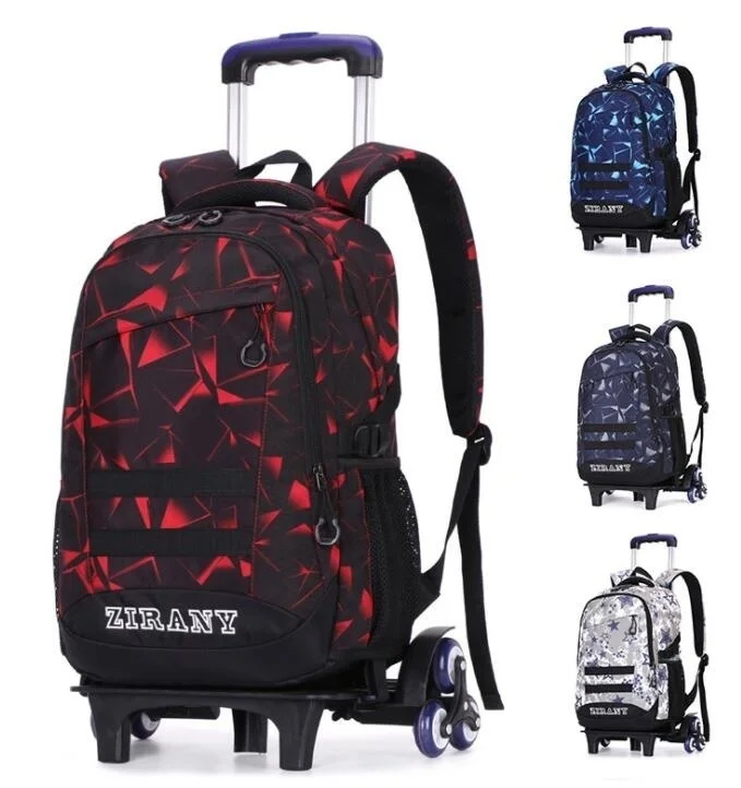 

kids School Rolling backpack For teenagers travel trolley bag Student backpack on wheels school Wheeled backpack bag