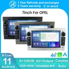 2дин андройд Штатная магнитола Автомобильный мультимедийный плеер HD для Opel, мультимедийный плеер на Android 11, с GPS, для Opel, para Astra, Meriva, Vectra, Antara, Zafira, Corsa, типоразмер 2DIN Carplay AUTO