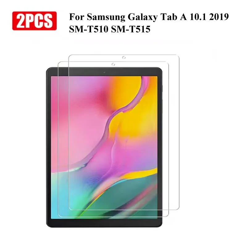 2 шт. закаленное стекло для Samsung Galaxy Tab A 10 1 2019 SM-T510 HD защитная пленка экрана