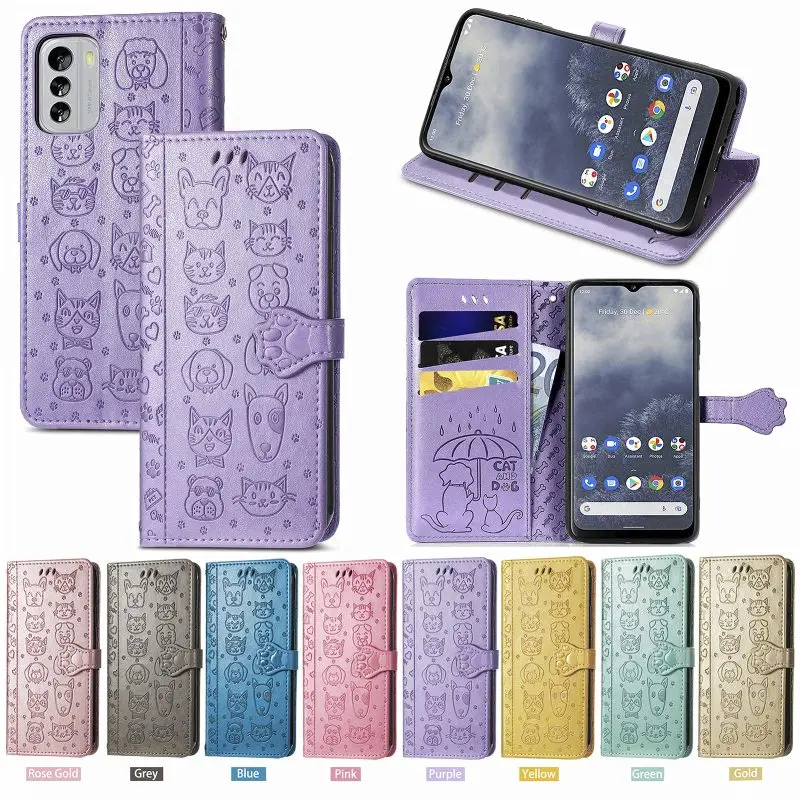 

Slim Flip Wallet Case Cards Phone Cover For Xiaomi 13 Pro 12 Ultra 11T 10T 9 Pro 10 Youth 5G Magnetic Dog Cat Pattern Phone Case