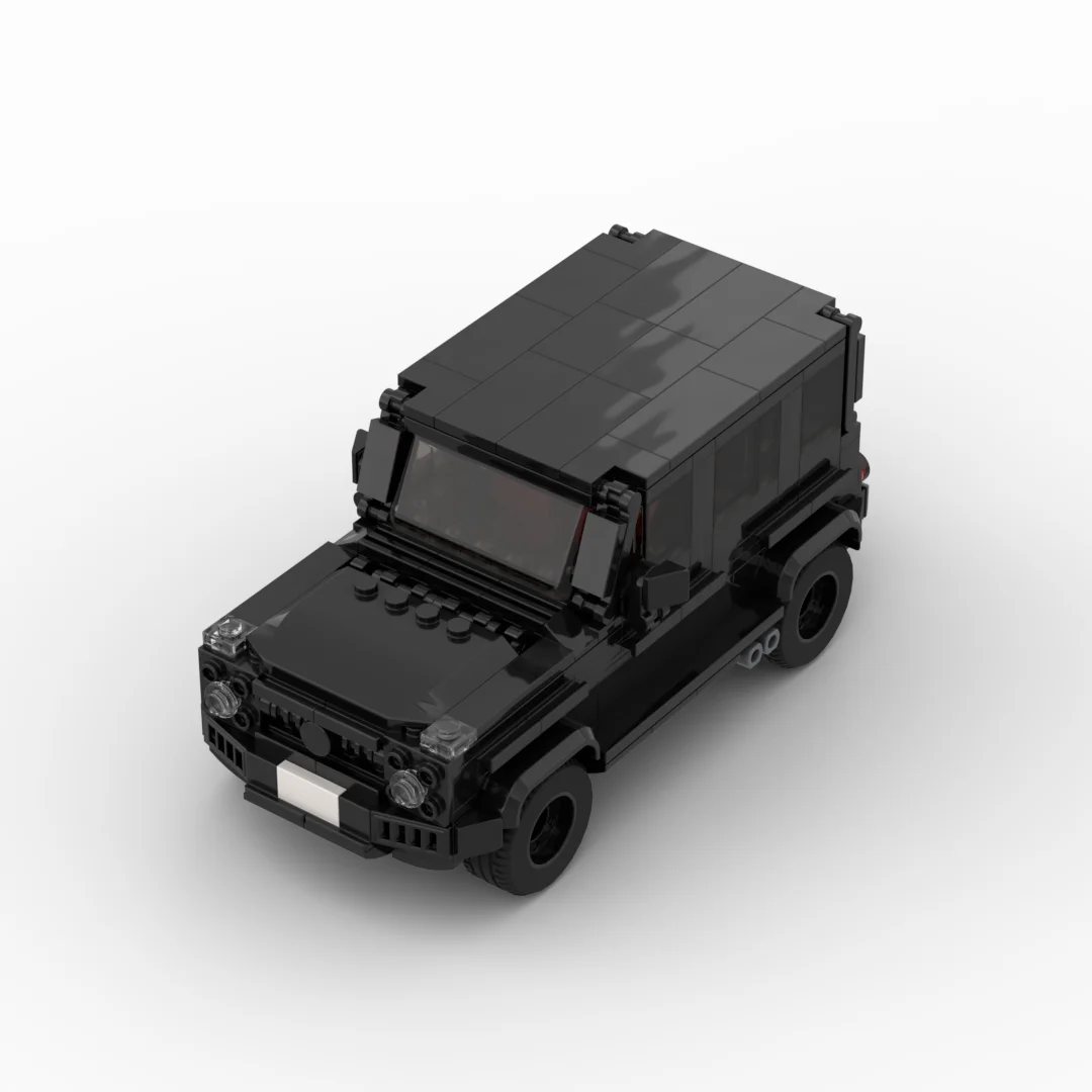 Креативный гараж MOC гоночный автомобиль быстрый внедорожный
