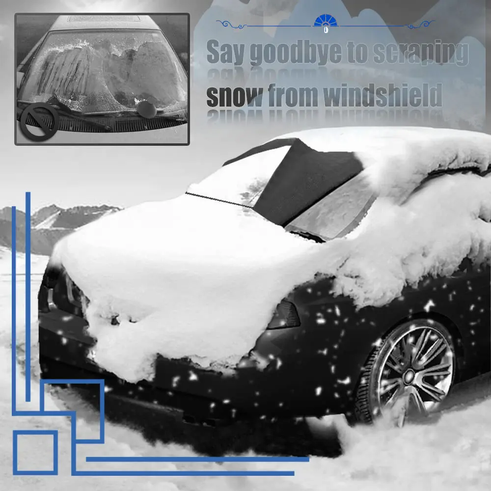 1 шт. лобовое стекло для автофургона снежный чехол прочный солнцезащитный