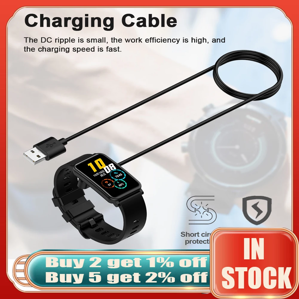Smartwatch USB Charge Cable for Huawei Watch Fit/Huawei Band 6/Huawei Band 6 Pro/HONOR Band 6/HONOR Watch ES Charger Accessories