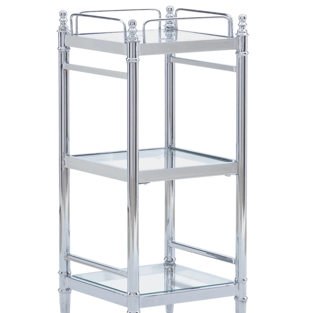 

Pinnacle Bathroom Storage Cart Chrome Finish Kitchen Organizer Dish Rack Kitchen Organizer Kitchen Organizer and Storage