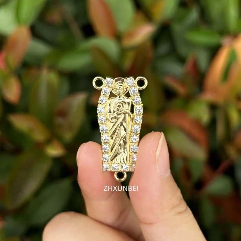 6 шт./лот позолоченные Сан-Иуда Тудео центральная часть DIY изготовление ювелирных