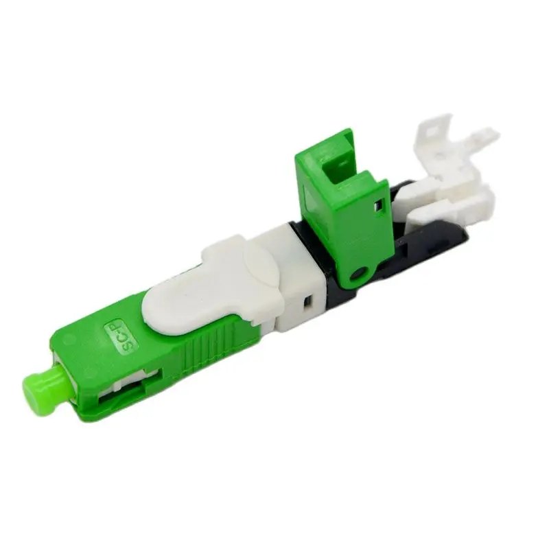 100,200pcs Fiber Optic Fast Connector Adapter FTTH Embedded Field Assembled Single Mode SC/APC ESC 250D Special Wholesale