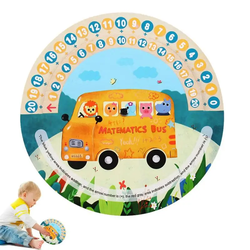 

Children Math Time Learning Toy Preschooler Time Learning Toy With Numbers Hour Minute Hand Early Educational Toys Wood Clock To