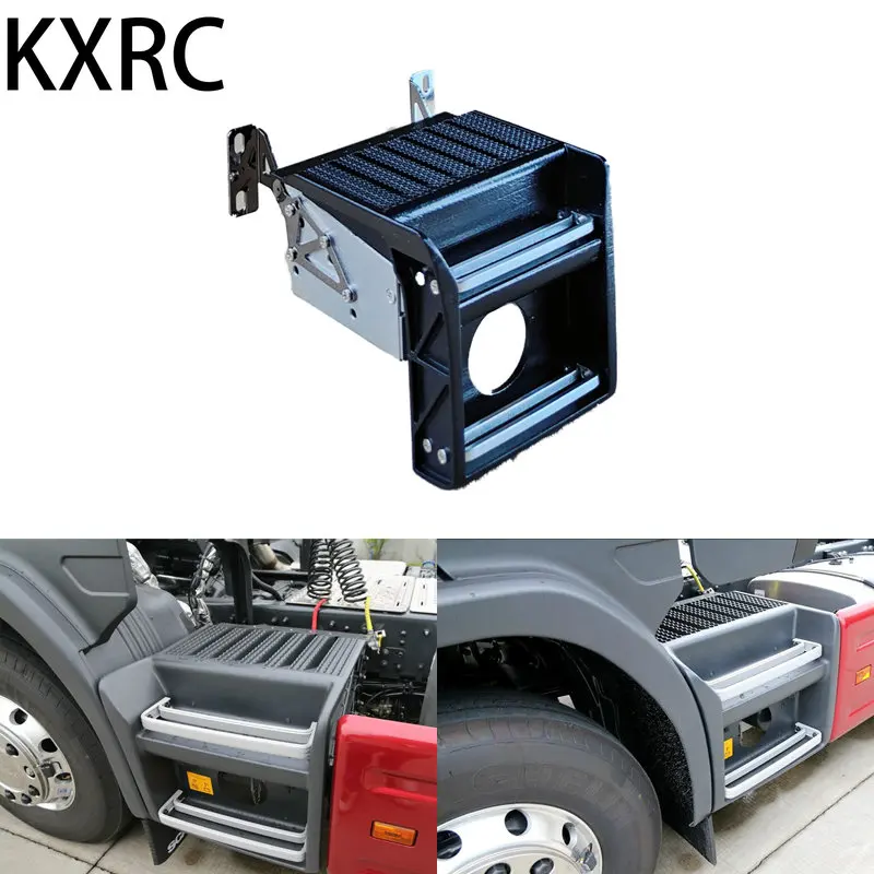 

Simulation Pedal Battery Box with Differential Speed Control Function for 1/14 Tamiya RC Truck Trailer Scania 770S R620 730 Part