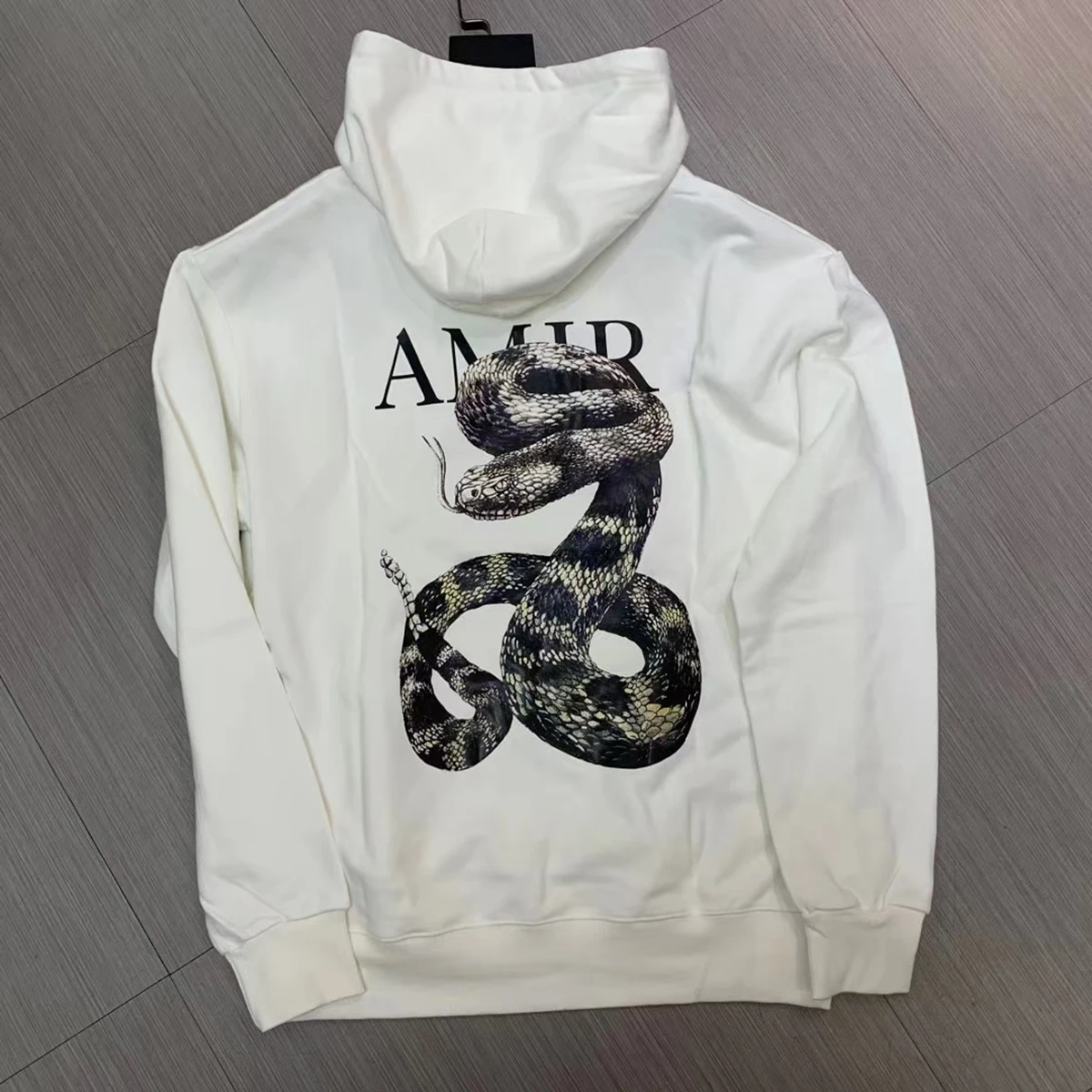 

Мужская толстовка со змеиным принтом, с длинным рукавом