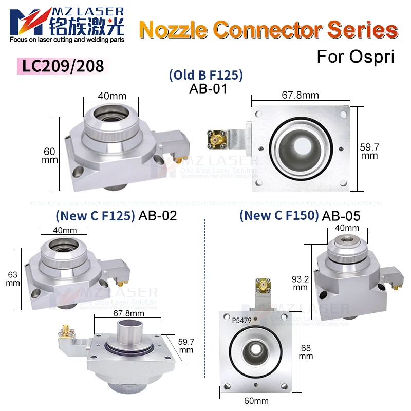 Коннектор Mingla ser La для Ospri LC208 209 40 608 808 LC201 80 LC218S Fiber режущая головка запасные части