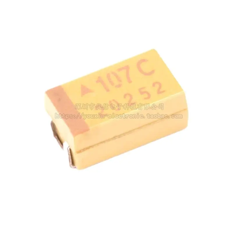 

10PCS/original genuine patch tantalum capacitor 6032C 16V 100UF ± 10% TAJC107K016RNJ