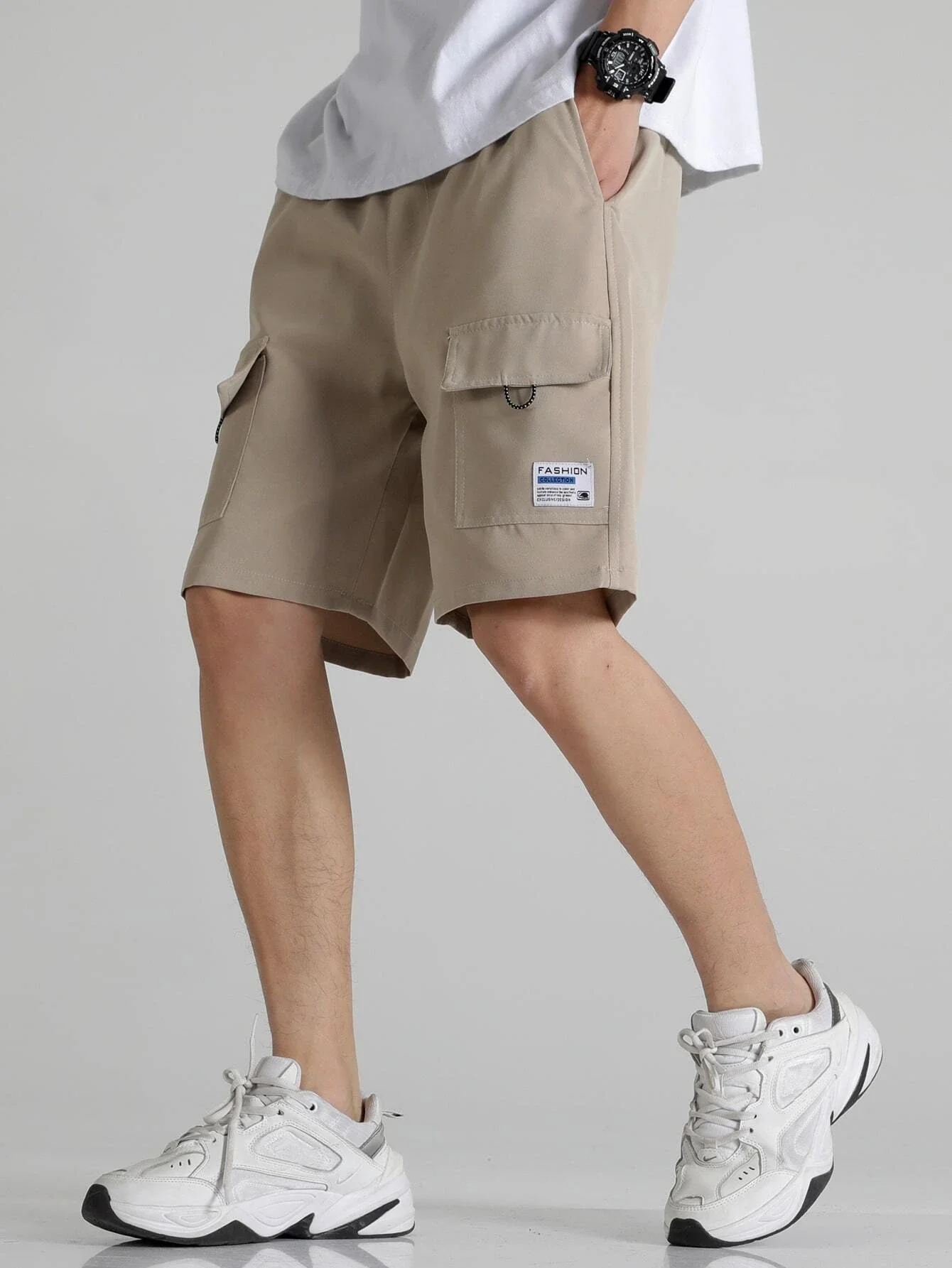 

2022 men's cotton elastic casual pants men solid color Ankle-Length Pants high-quality business trousers male four seasons p
