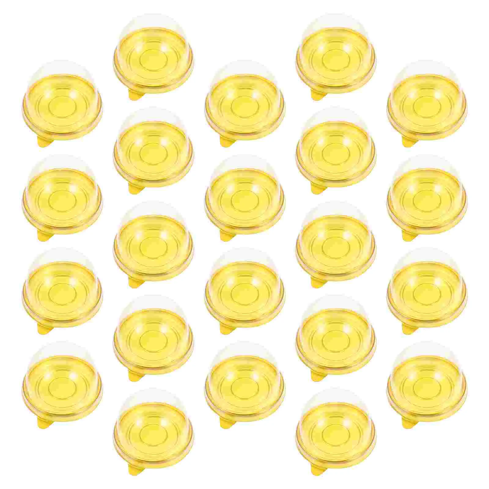 

Box Cake Cupcake Boxes Mini Dome Clear Container Containers Muffin Holder Individual Mooncake Dessert Packaging Pastry Moon