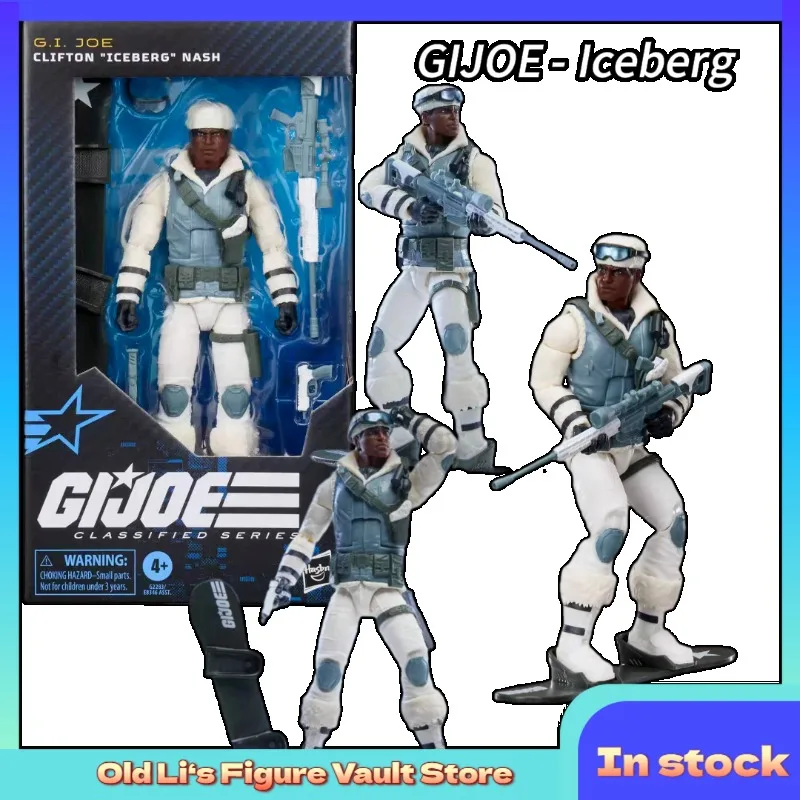 Фото В наличии: Фигурка солдата Hasbro Gijoe Special Forces Top Secret Series Iceberg, коллекционная игрушка. №1