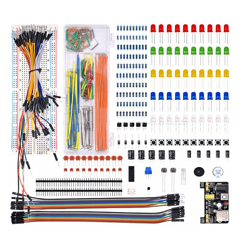 

Electronics Kit Power Module Jumper Precision Potentiometer 830 Connection Point