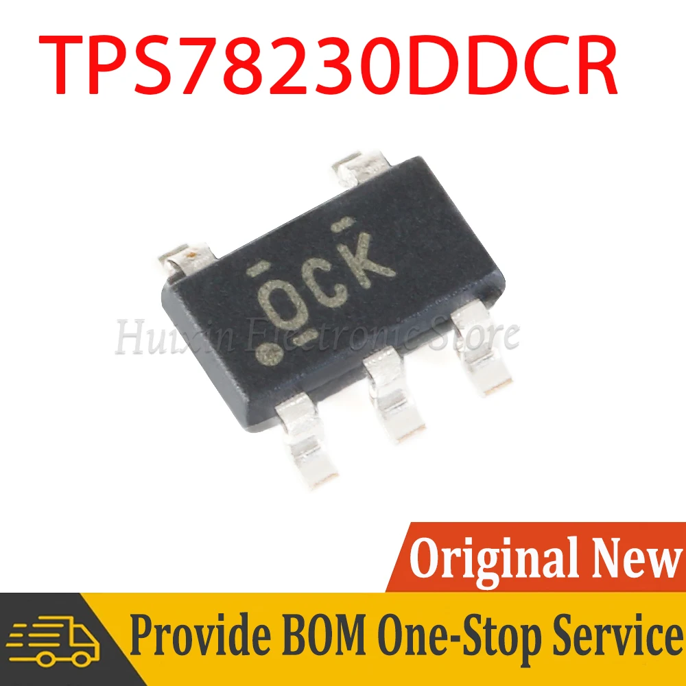 

2pcs TPS78230DDCR TPS78230D SOT23-5 3V 150mA SMD New and Original IC Chipset