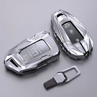 zinc alloy car key case cover protection shell skin for hyundai ix20 i30 ix35 i40 ix25 palisade tucson verna sonata car keyring