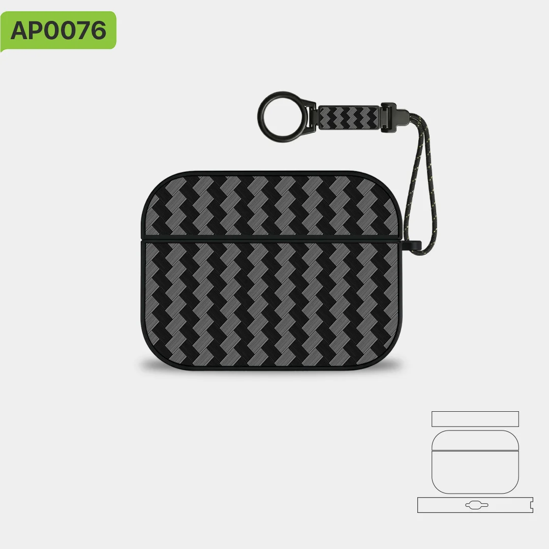 Фото Чехол для AirPods Pro 3, защитный силиконовый чехол для AirPods Pro 3, брелок и с наклейкой на кожу №1