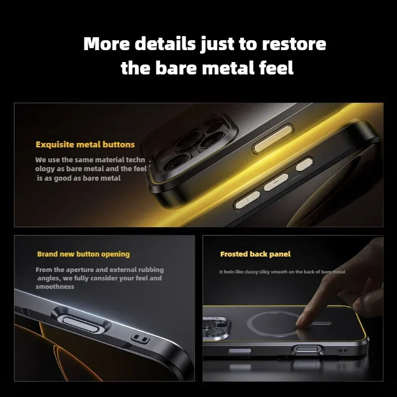 Чехол для телефона Aohi P4U MagSafe с магнитной зарядкой прозрачный чехол-скраб мягкий