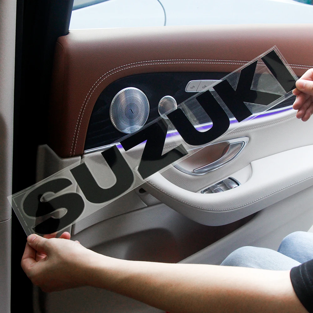 

Новая наклейка с логотипом автомобиля, наклейки с буквами, Стайлинг, 3D эмблема, значок, автоаксессуары для Suzuki Swift Grand Vitara Ignis Baleno Jimny SX4