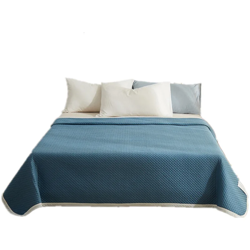 

Cool silk summer air conditioning blanket in 3 sizes multi-purpose washable solid colors