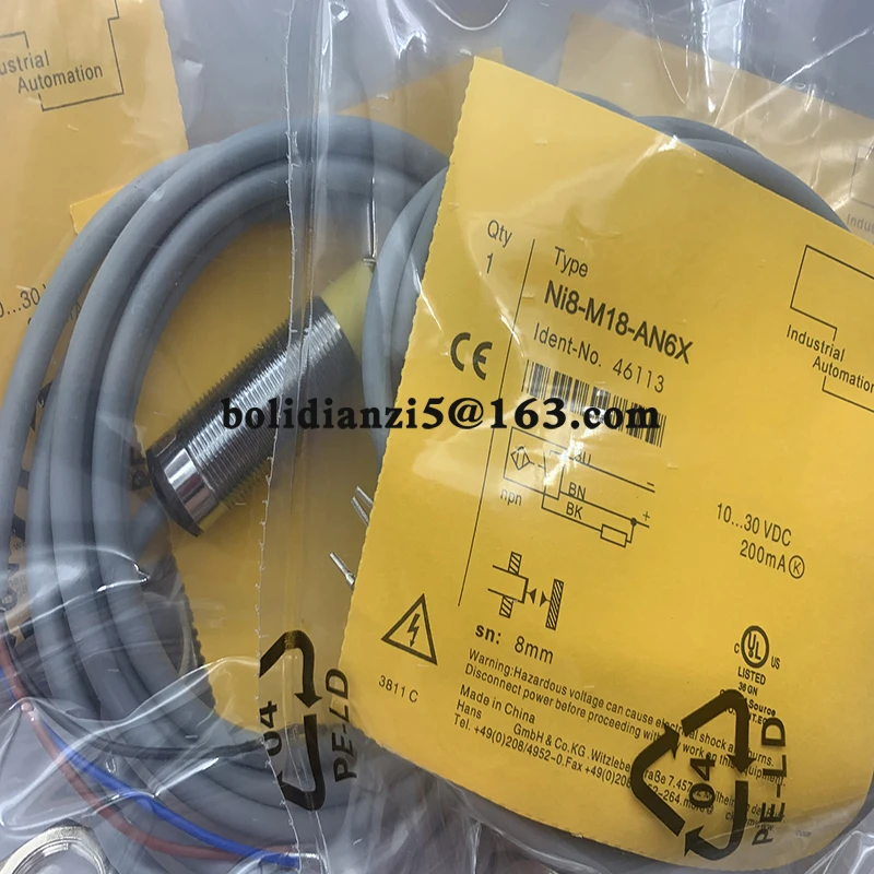 Новый датчик приближения NI8-M18-AN6X NI8-M18-AP6X NI8-M18-AD4X BI8-M18-VN6X BI8-M18-VP6X NI8-M18-VP6X-H1141 В наличии