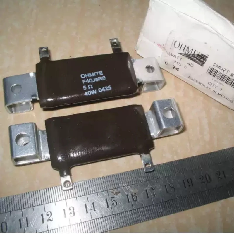 OHMITE 40W 5R 5% Термостойкий резистор F40J5R0 5R40W из США (art.: 3920dad6b3752) - 3920dad6b3752