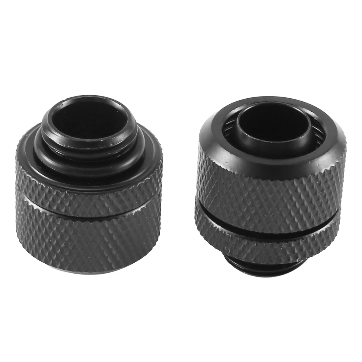 

2Pcs Water Cooling Fittings G1/4 External Thread Pagoda For 9.5X12.7Mm Soft Tube Computer Cooling System Connector Black