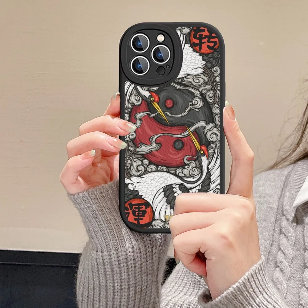 Чехол для телефона Blessing Good Luck из жесткой кожи iPhone 14 13 12 Mini 11 Pro Max Xs X Xr 7 8 Plus 6 6s