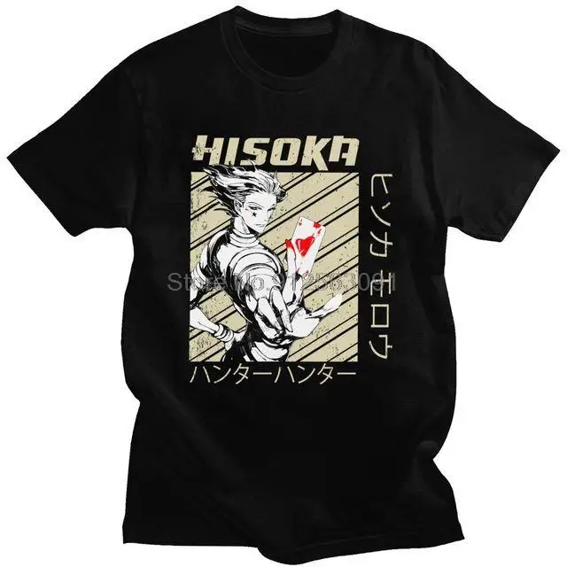 

Hunter X Hunter Morou T-shirt Men Streetwear Anime Manga T Shirt Short Sleeve Hxh Hisoka Morow Tshirt Cotton Tee Top Oversized