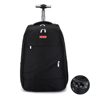 Men's Travel Bag with Wheels Man Backpack Polyester Bags Waterproof Computer Packsack Brand Design Backpacks Trolley backpack