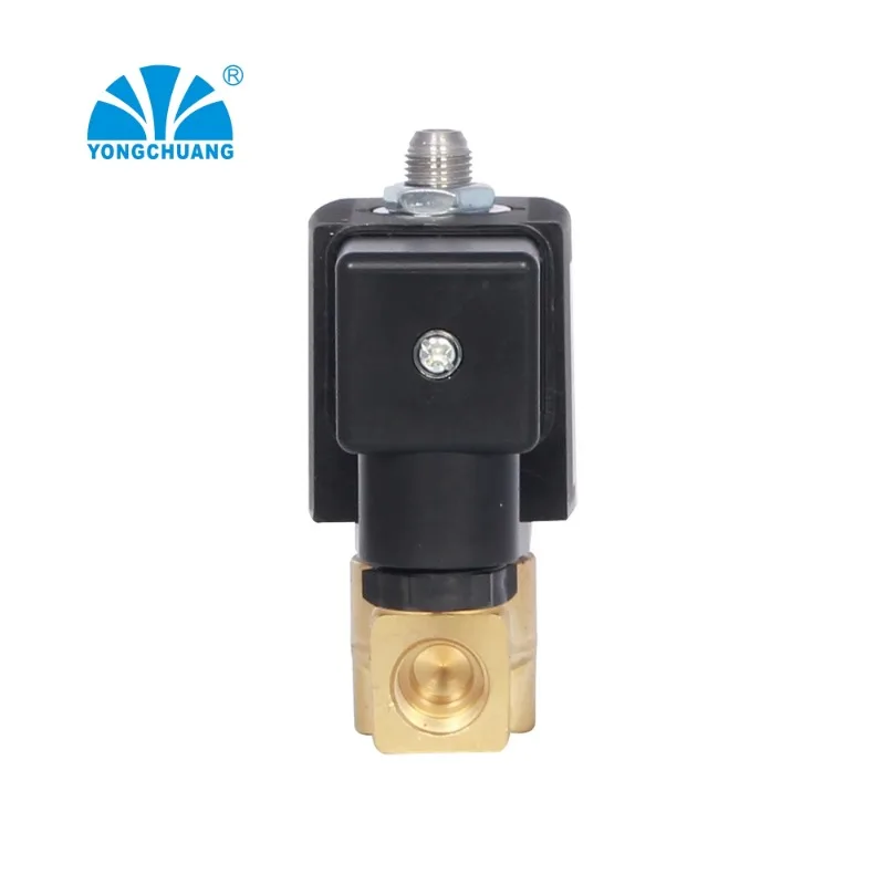 Yongchuang YCG31 3-сторонний 3/2 латунный соленоидный водяной мини-клапан из нержавеющей