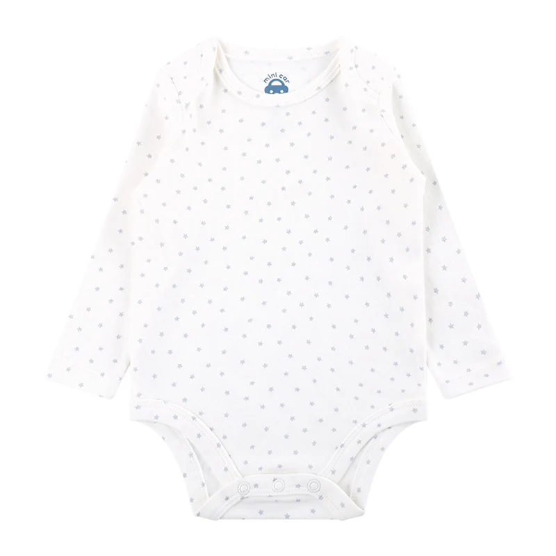 Хлопковый комбинезон для новорожденных с длинным рукавом треугольной формы |