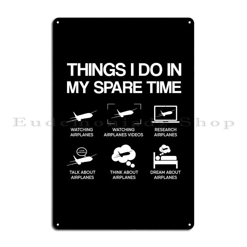 Вещи я делаю в моем запасном времени самолет авиация забавный пилотный подарок