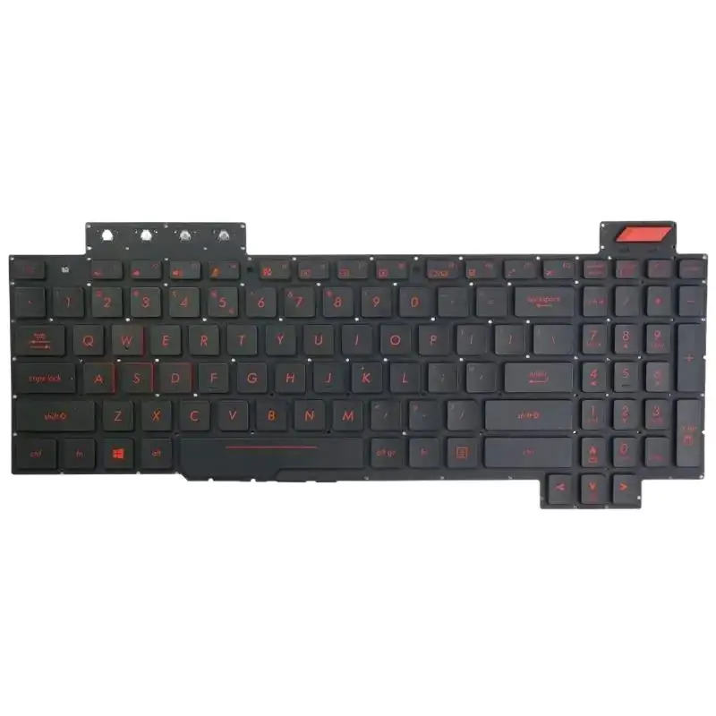 Клавиатура для ноутбука Wyoresy США с подсветкой Asus ROG fz63v zx63v zx63ve fx63vd fx63vm fx503 fx503v gl503vs