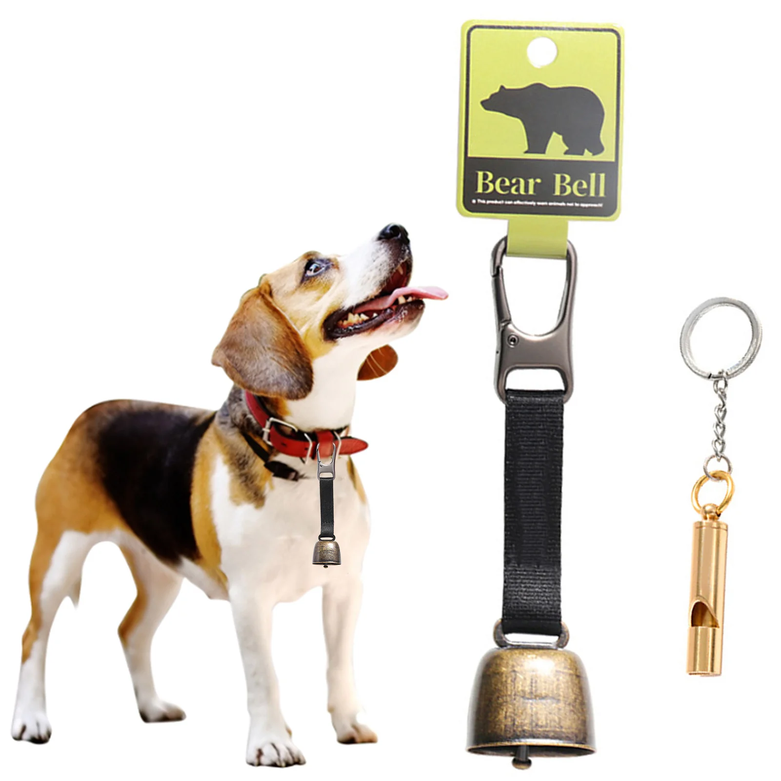 

Лента Frontiersman Bear с колокольчиком, металлический подвесной Колокольчик в виде коровьего колокольчика, походная пряжка, свисток для коровы, св...