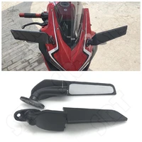 fits for honda cbr 600rr 600r cbr600 f5 f4 f4i 1999 2016 motorcycle front fairing wind wing adjustable airfoil rearview mirror