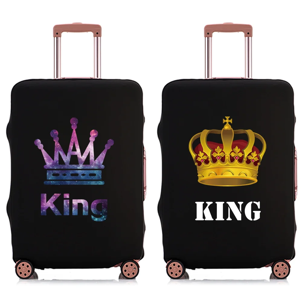 

Luggage Cover Travel Suitcase Elastic Protective Cover for 18-28 Inch Trolley Case Dust Cover King Printing Travel Accessories