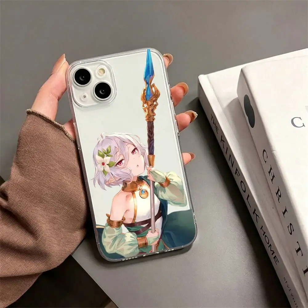 Фото Чехол Kokkoro Princess Connect Re:Dive для iPhone 17, 16, 15, 14, 13, 12, 11 Plus, Pro Max, мягкий прозрачный чехол №2