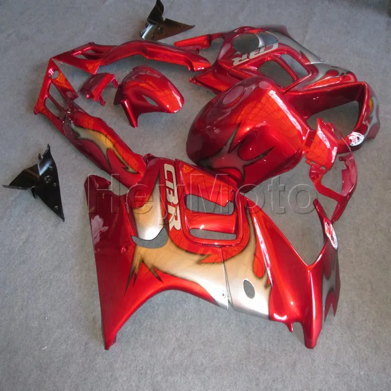 

ABS комплект пластиковых деталей кузова для CBR600F3 1995 1996 красный CBR600 F3 95 96 ABS обтекатель для мотоцикла