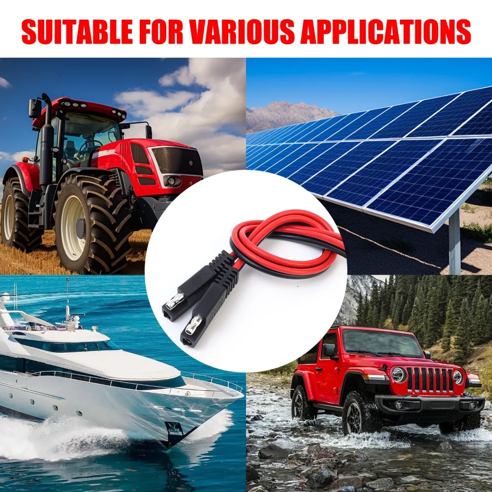 Соединительные кабели SAE Односторонний кабель Удлинитель питания Разъем