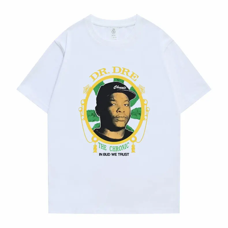 

Fashion Men Cotton Tee Men Vintage T Shirt Short Sleeve Dr. Dre The Chronic Tshirt Hip Hop Rap Man Casual T-Shirt