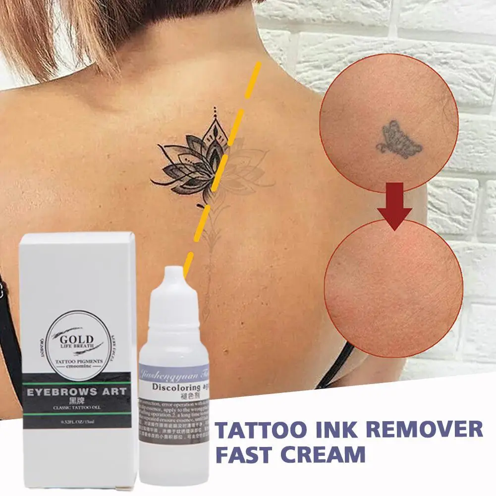 

Painless Pigment Fading Agent Tattoo Ink Remover Fast Correction Cream Texture Remover Supplies Tattoo Tattoo Smooth Serum