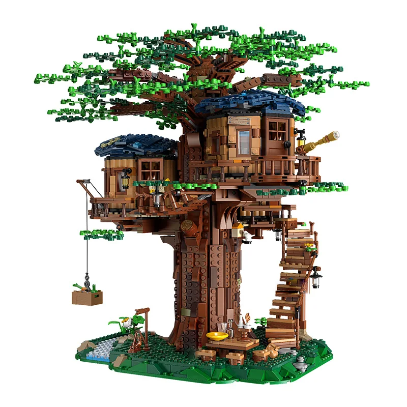3117 PCS Tree House The Biggest Building Blocks Ideas Bricks DIY Toys Birthday Christmas Gift 6007 Compatible 21318 IN STOCK